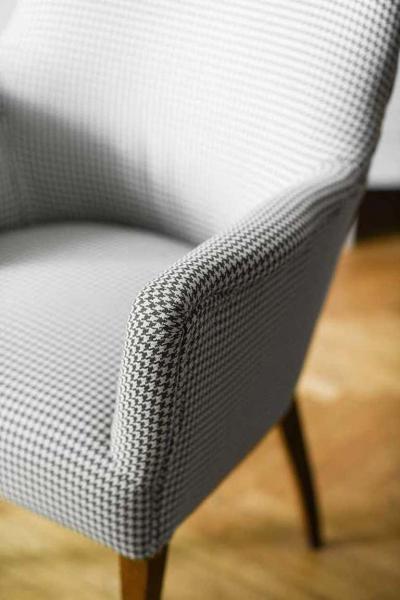 Midcentury Armchairs Reupholstered in Dedar Fabric Set of 2