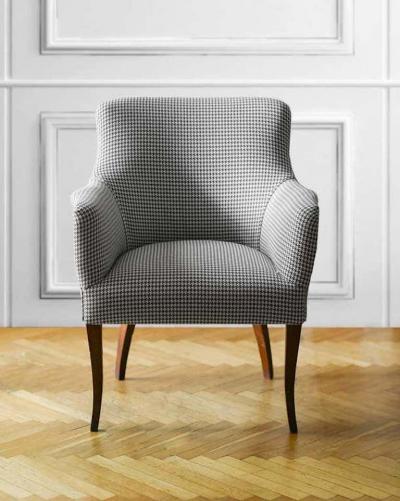 Midcentury Armchairs Reupholstered in Dedar Fabric Set of 2