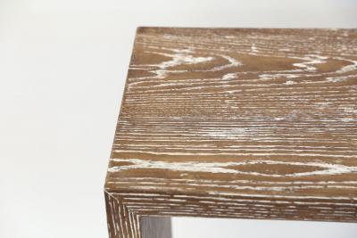 Midcentury Cerused Oak Console