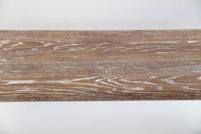 Midcentury Cerused Oak Console