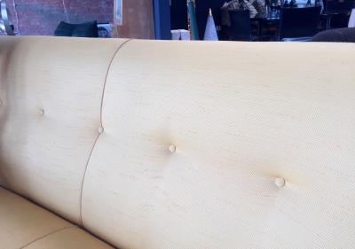 Midcentury Italian Large Curved Sofa 1950s