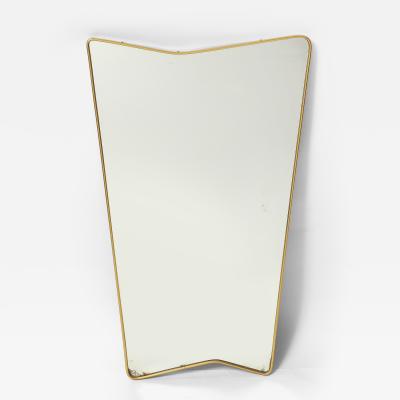 Midcentury italian Modernist Rare Assymetrical Mirror