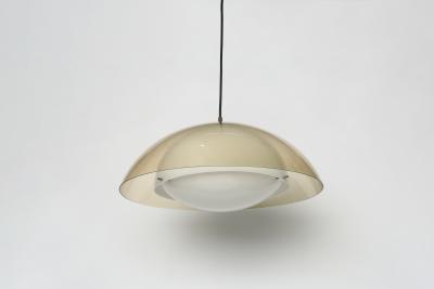 Midcentury modern ceiling pendant by Stil Luce Italy circa 1960s