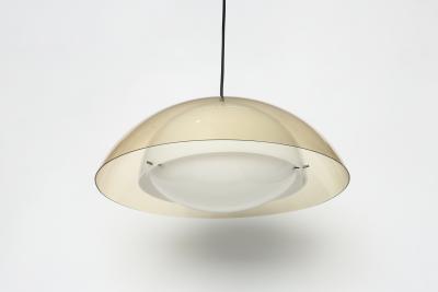Midcentury modern ceiling pendant by Stil Luce Italy circa 1960s