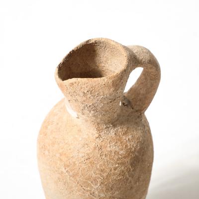 Middle Bronze Age Ancient Israel Terracotta Vessel on Lucite Museum Support