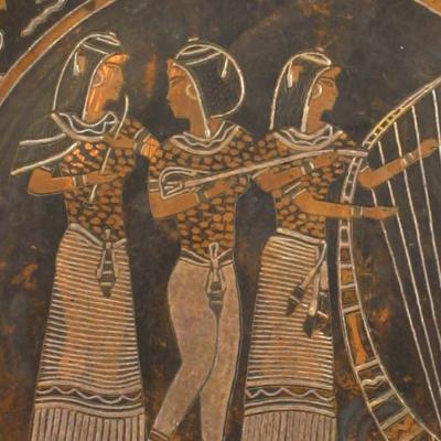 Middle Eastern Egyptian Charger Wall Plaque