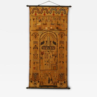 Middle Eastern Egyptian Embroidered Wall Hanging