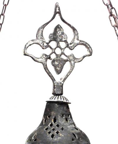 Middle Eastern Moorish Style Filigree Chandelier