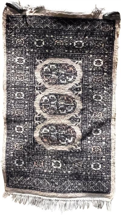 Middle Eastern Persian Prayer Rug Handmade Wall Art Tapestry