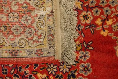 Middle Eastern Persian Red Blue and Beige Rug