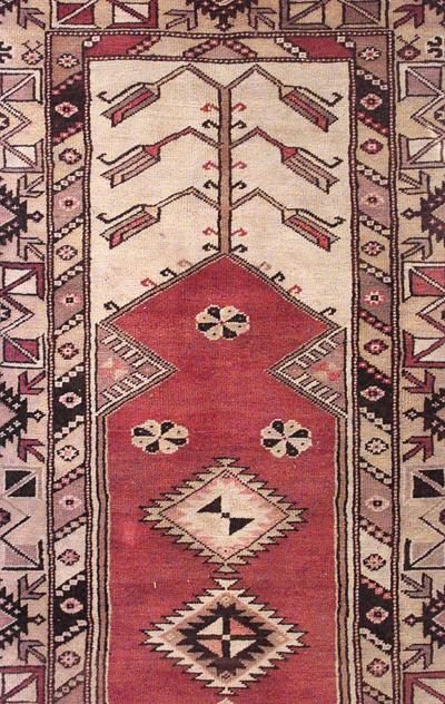 Middle Eastern Persian Wool Prayer Rug