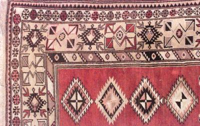 Middle Eastern Persian Wool Prayer Rug