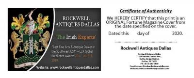 Miguel Covarrubias Art Deco Fortune Magazine Cover October 1938