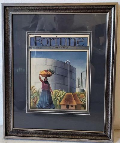 Miguel Covarrubias Art Deco Fortune Magazine Cover October 1938