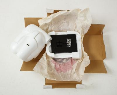 Miguel Ortiz Berrocal Miguel Berrocal La Mini Maria Nickel Plated Puzzle Sculpture Box and Book