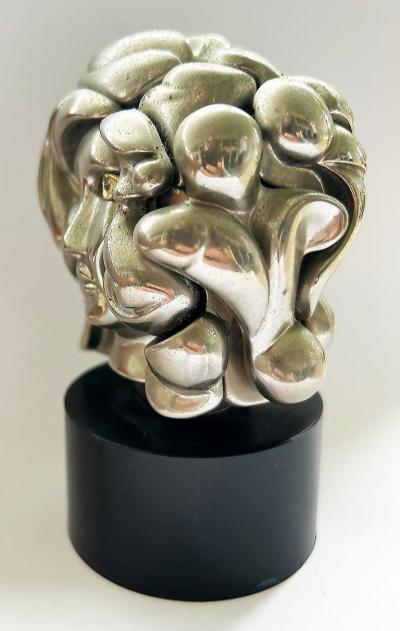 Miguel Ortiz Berrocal Miguel Ortiz Berrocal 1969 Portrait de Mich le Puzzle Sculpture
