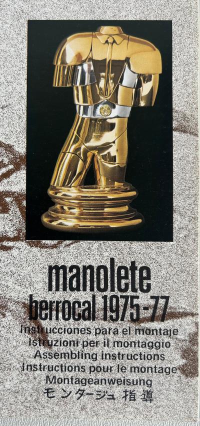 Miguel Ortiz Berrocal Miguel Ortiz Berrocal Manolete Opus 155 Artcurial Foundry 2684 10000 Book