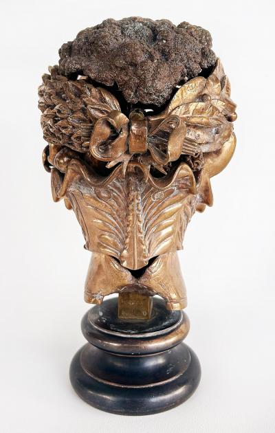 Miguel Ortiz Berrocal Miguel Ortiz Berrocal Sculpture Homage to Arcimboldo Signed 601 edition 100