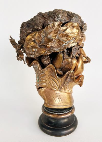 Miguel Ortiz Berrocal Miguel Ortiz Berrocal Sculpture Homage to Arcimboldo Signed 601 edition 100
