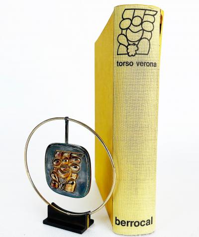 Miguel Ortiz Berrocal Miguel Ortiz Berrocal Torso Verona OPUS 173 Necklace 857 1000 With Case Stand