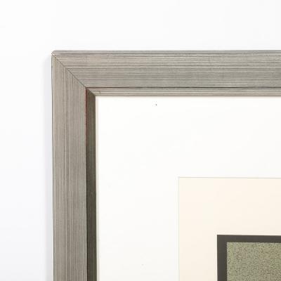 Mihail Chemiakin Modernist Lithograph Les Deux Personnages by Mihail Chemiakin