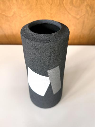Mihara Ken Japanese Ceramic Vase with Tomobako Early Work by Mihara Ken