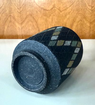 Mihara Ken Japanese Early Ceramic Teacup with Tomobako by Mihara Ken