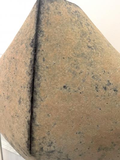 Mihara Ken Large Sculptural Ceramic Vessel by Mihara Ken