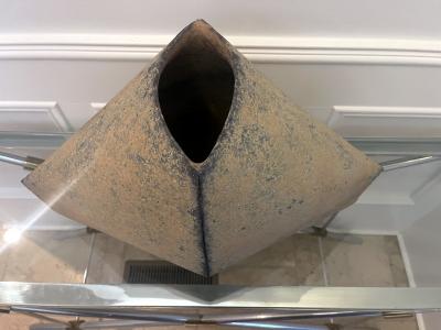 Mihara Ken Large Sculptural Ceramic Vessel by Mihara Ken
