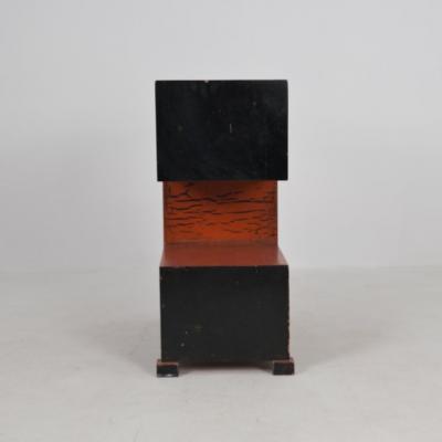 Mikko Nupponen Art Deco Side Table in Black Red Mikko Nupponen Lahti Finland 1930s