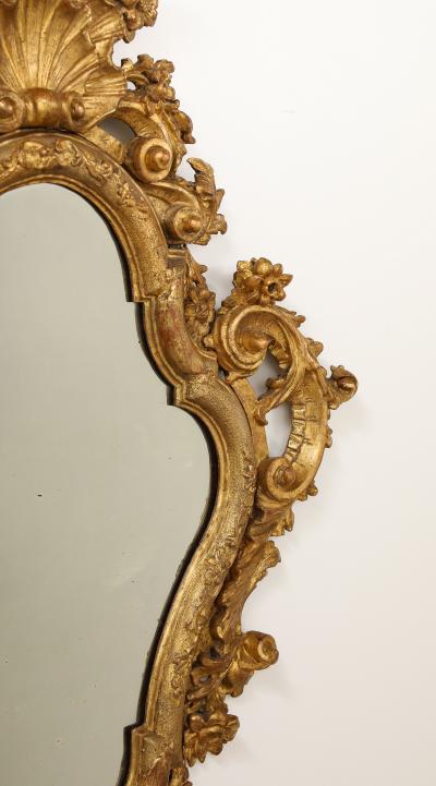 Milanese Rococo Period Carved and Gilded Mirror Italy circa 1750