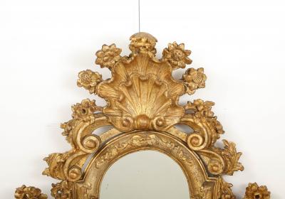 Milanese Rococo Period Carved and Gilded Mirror Italy circa 1750