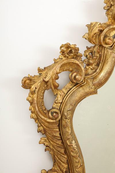 Milanese Rococo Period Carved and Gilded Mirror Italy circa 1750