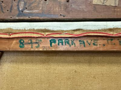 Mildred Tommy Mrs Fisher Winston Atkin Mildred Tommy Atkin Mid century Floral Abstract Painting