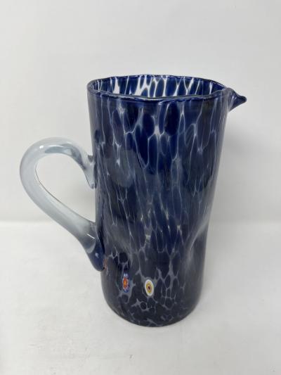 Millefiore Murano Glass Pitcher