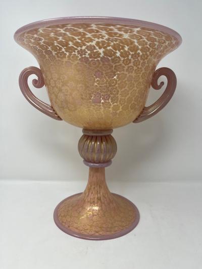 Millefiore Murano Glass Urn