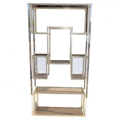 Milo Baughman 75 Chrome Milo Baughman Style Etagere