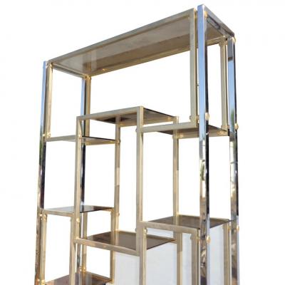 Milo Baughman 75 Chrome Milo Baughman Style Etagere