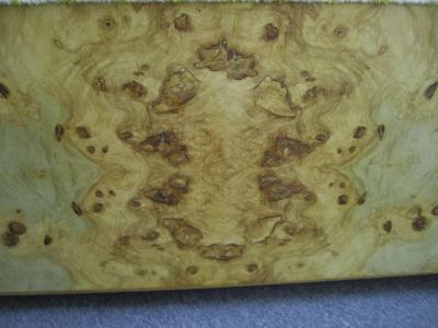 Milo Baughman Amazing Burled Olivewood Milo Baughman Style Case Sofa Mid Century Modern