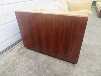 Milo Baughman Amazing Milo Baughman Rosewood Case Loveseat Sofa Settee Mid Century Modern