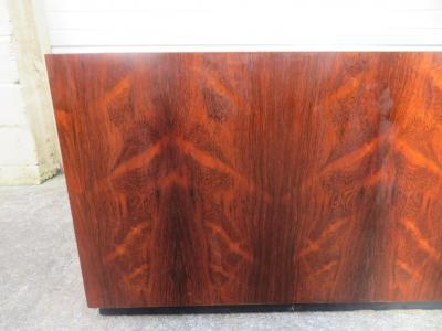 Milo Baughman Amazing Milo Baughman Rosewood Case Loveseat Sofa Settee Mid Century Modern