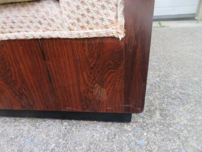 Milo Baughman Amazing Milo Baughman Rosewood Case Loveseat Sofa Settee Mid Century Modern
