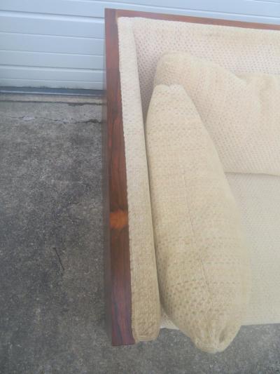 Milo Baughman Amazing Milo Baughman Rosewood Case Loveseat Sofa Settee Mid Century Modern