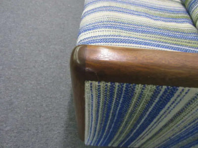 Milo Baughman Amazing Milo Baughman Style Walnut Sofa Mid century Danish Modern