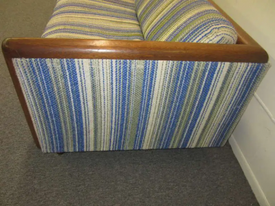 Milo Baughman Amazing Milo Baughman Style Walnut Sofa Mid century Danish Modern