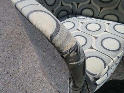Milo Baughman Amazing Pair Chrome Clad Milo Baughman Swivel Rocker Barrel Back Chairs