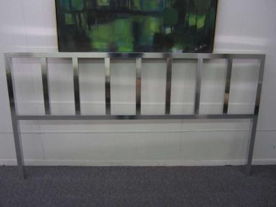 Milo Baughman Awesome Milo Baughman Chunky Aluminum Headboard Mid Century Modern
