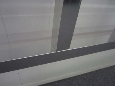 Milo Baughman Awesome Milo Baughman Chunky Aluminum Headboard Mid Century Modern