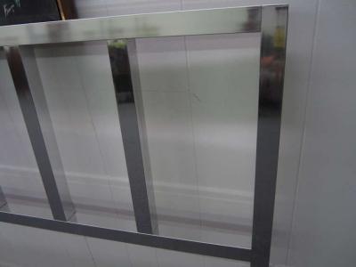 Milo Baughman Awesome Milo Baughman Chunky Aluminum Headboard Mid Century Modern