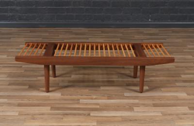 Milo Baughman California Modern Dowel Bench by Milo Baughman